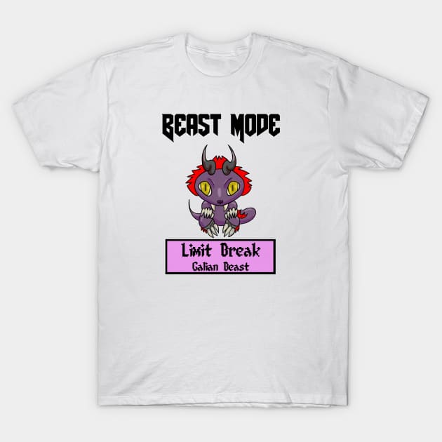 Beast Mode Vincent Valentine Limit Break Galian Beast T-Shirt by Gamers Utopia